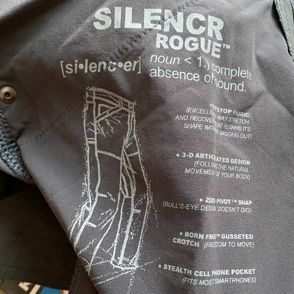 KUHL Silencr Rogue Pant 30x34 Tapered Fit Ripstop Stretch Carbon Gray NWT - Picture 8 of 13